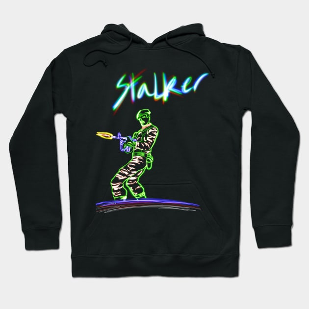 Neon Stalker 2 Hoodie by CaptainOceanSkydive